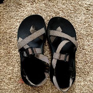 Black and White Chacos